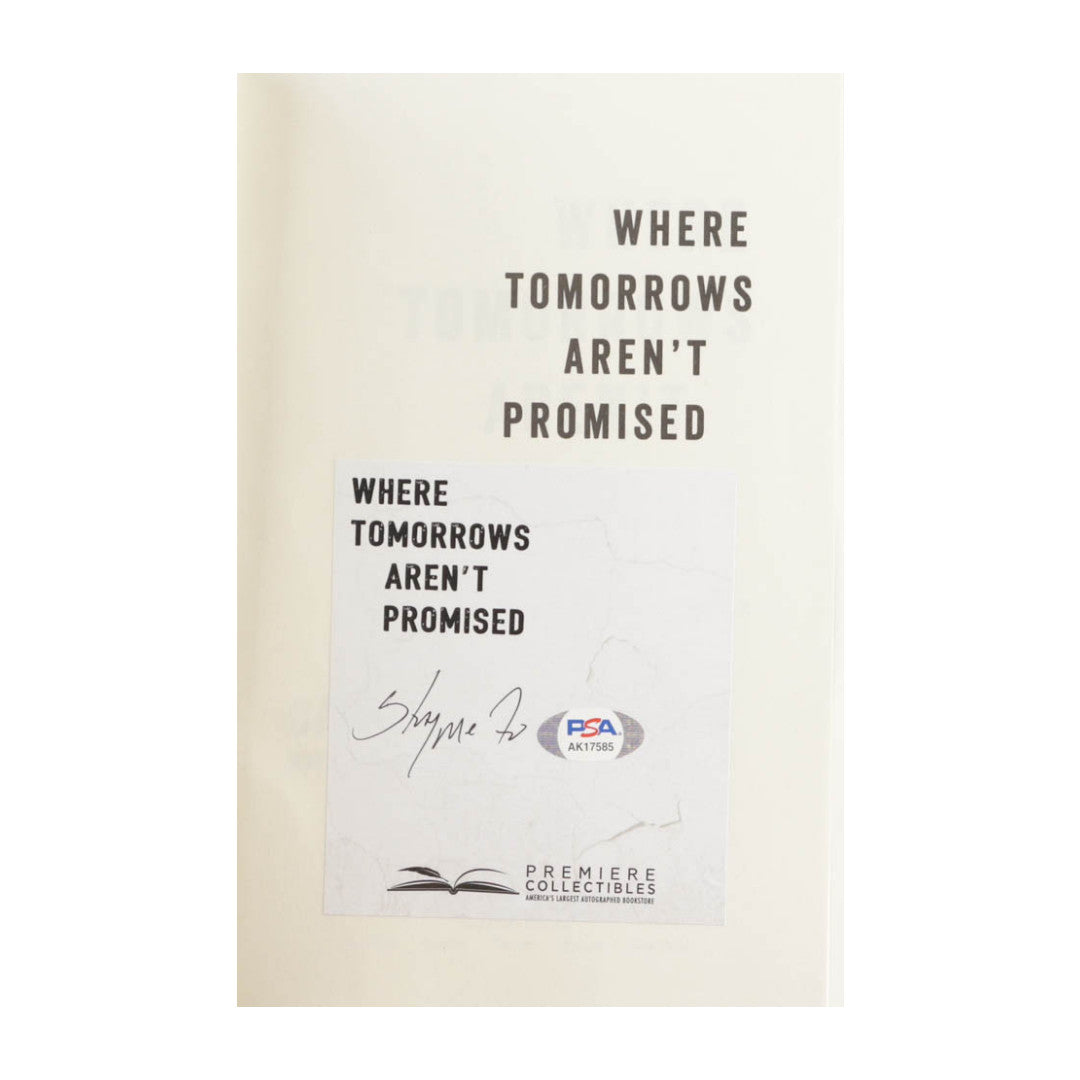Carmelo Anthony Signed "Where Tomorrows Aren't Promised" Hardcover Book (JSA)