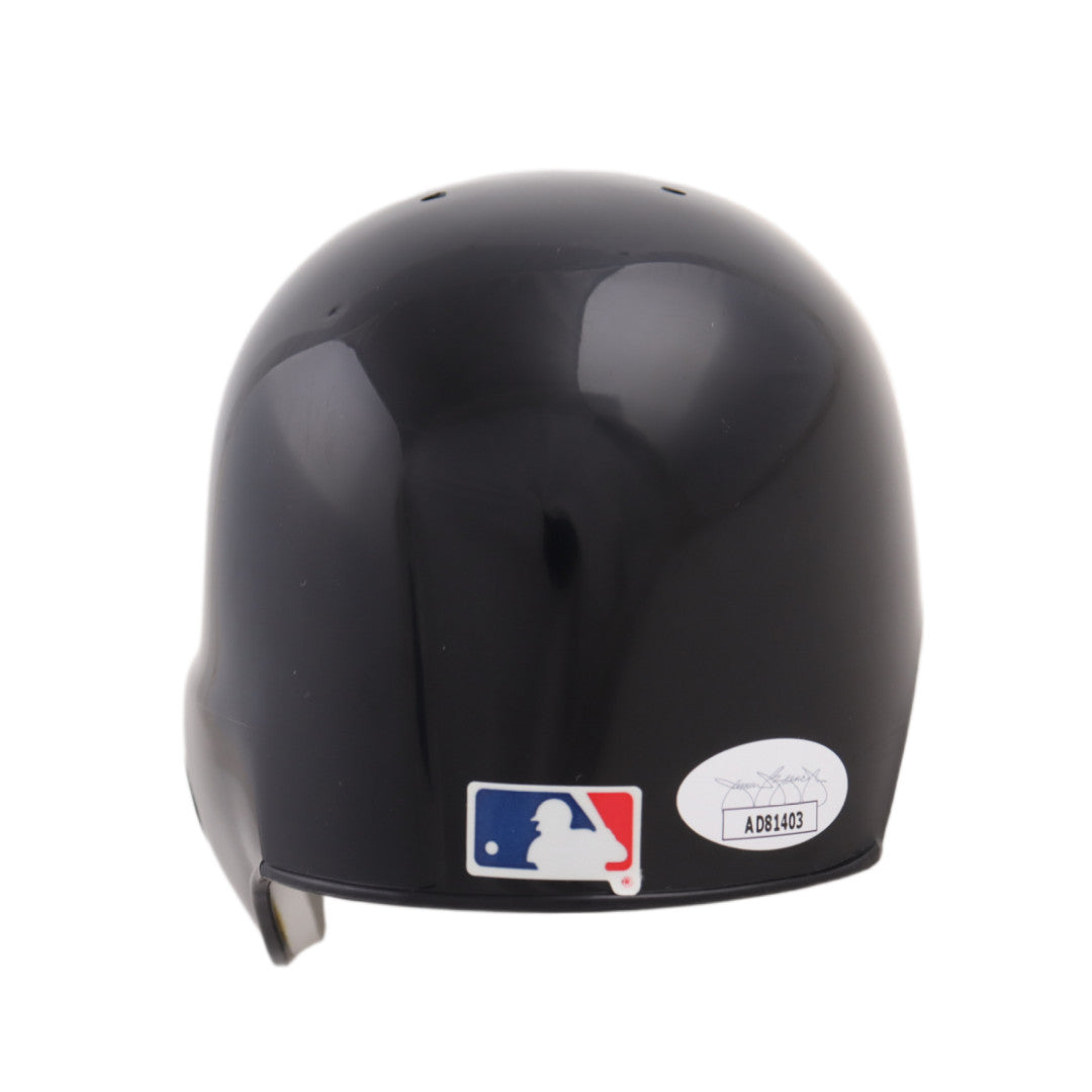 Mike DiFelice Signed Tampa Bay Rays Batting Mini Helmet (JSA)