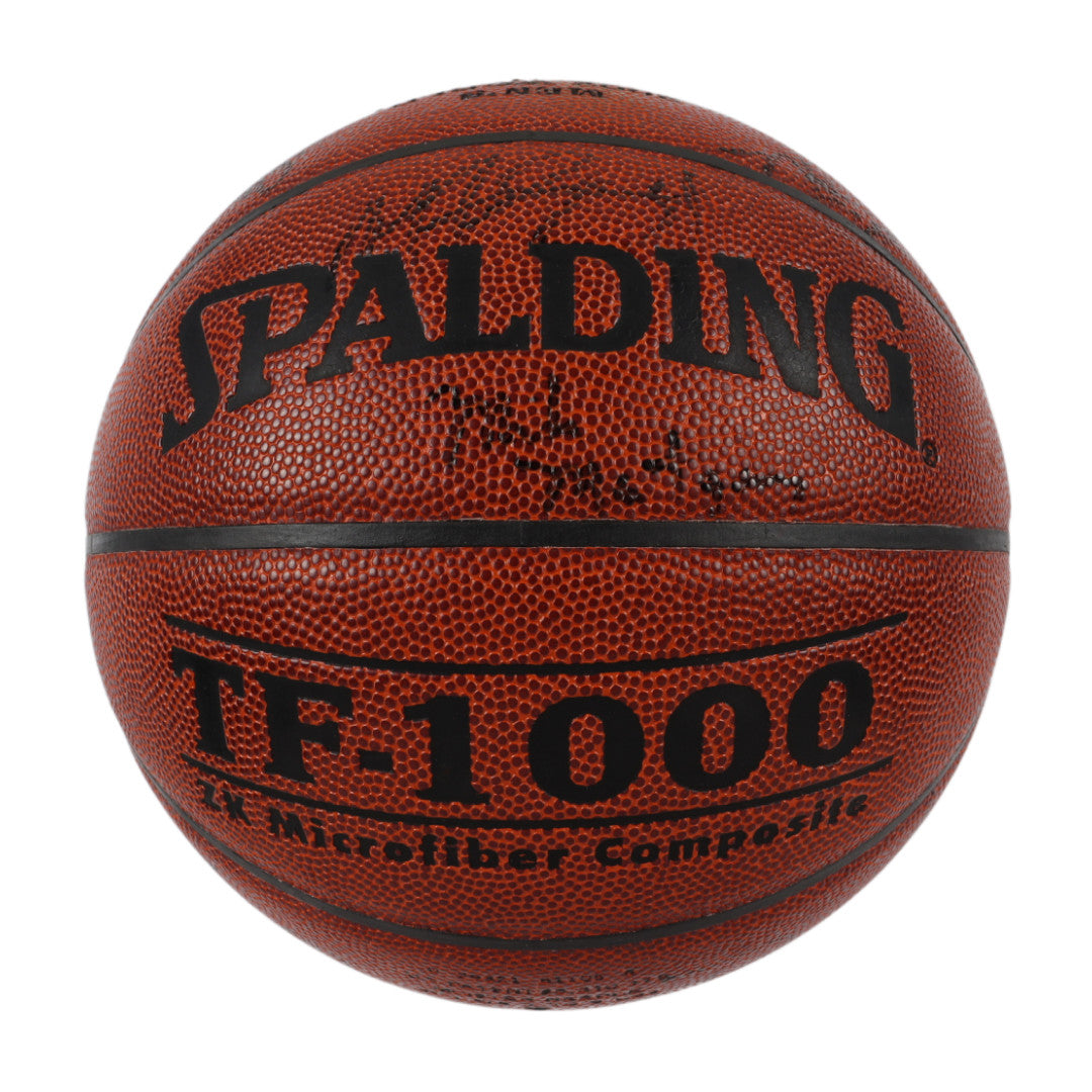 2002 Fiba Men's Championship USA Logo LE Basketball Team-Signed by (18) with Ray Allen, Vince Carter, Jason Kidd, Kevin Garnett (Beckett LOA)