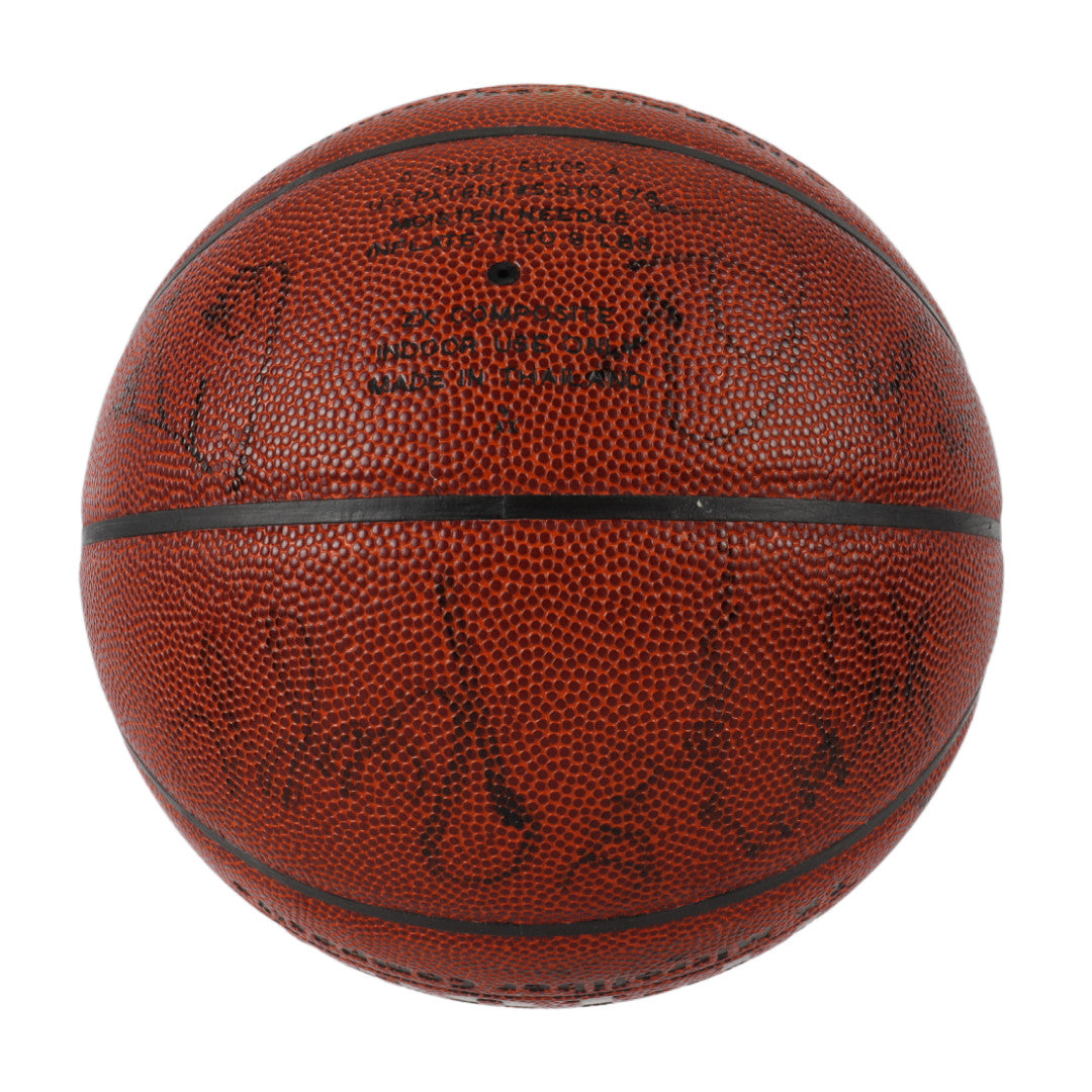 2002 Fiba Men's Championship USA Logo LE Basketball Team-Signed by (18) with Ray Allen, Vince Carter, Jason Kidd, Kevin Garnett (Beckett LOA)