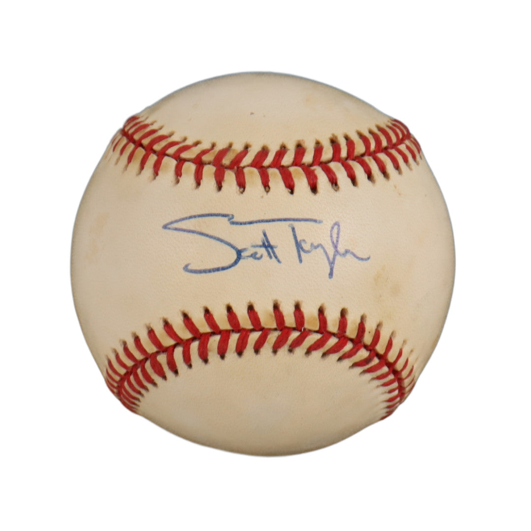 Scott Taylor Signed OAL Baseball (JSA)