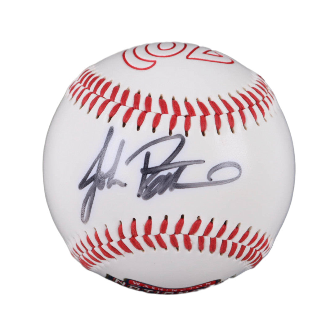 John Patterson Signed Nationals Logo Baseball (Beckett)