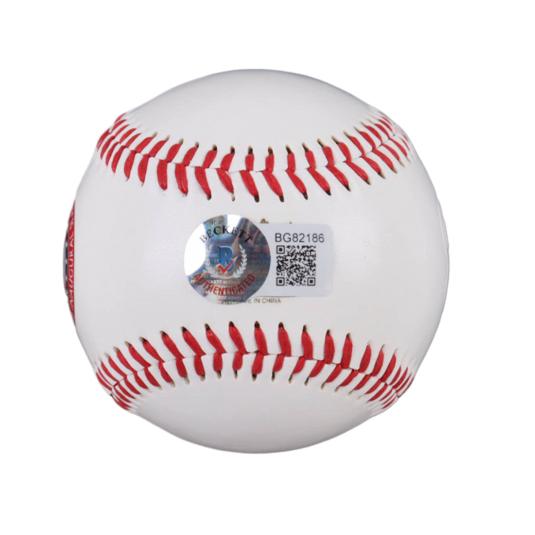 John Patterson Signed Nationals Logo Baseball (Beckett)